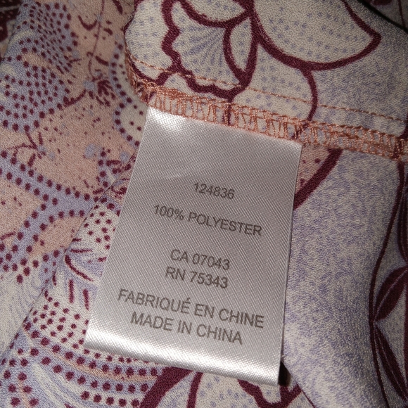 Joie Multi Colored Floral Print Top SP - Picture 6 of 12